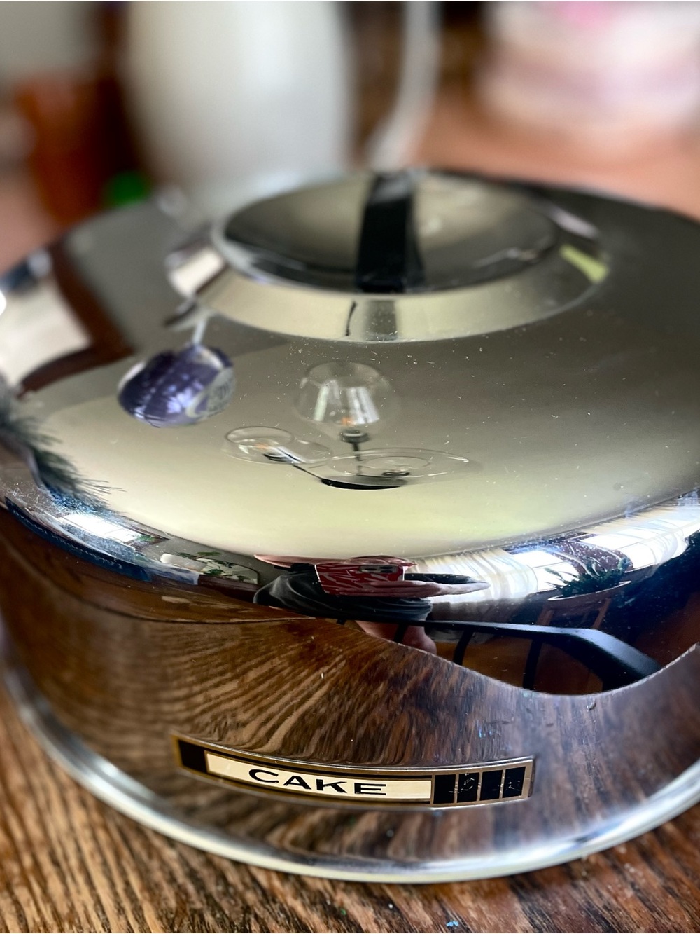 Kromex Vintage Chrome Cake Cover